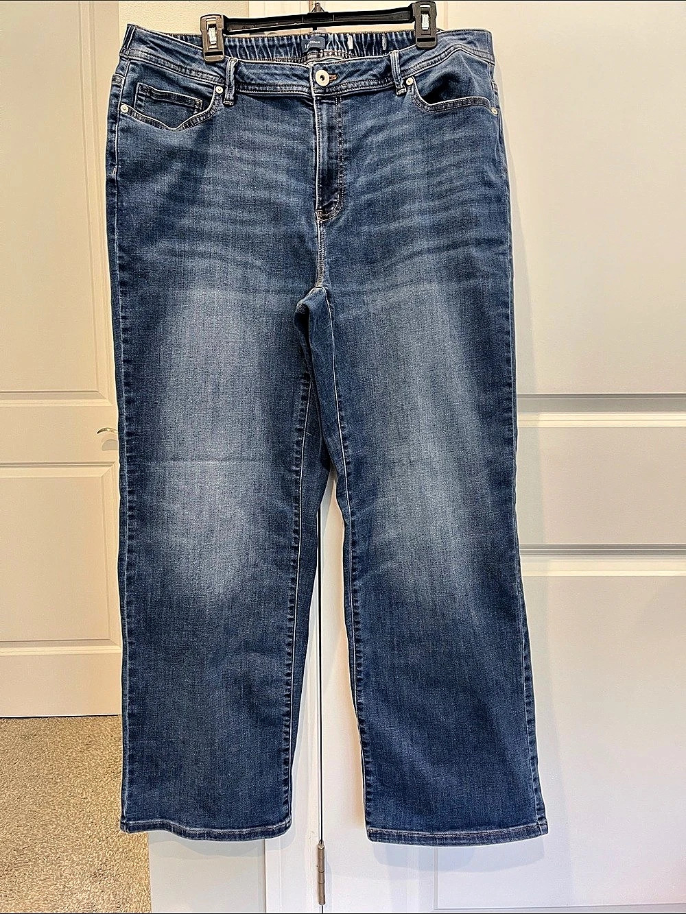 J. Jill Authentic Fit Wide-Leg Jeans, size 20